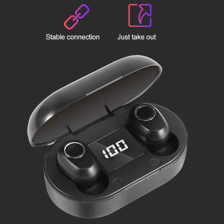 DT-13 Wireless Two Ear Bluetooth Headset Supports Touch & Smart Magnetic Charging