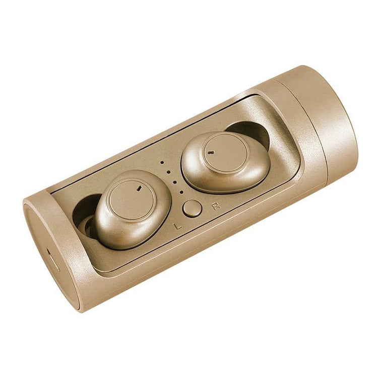 DT-15 Wireless Two Ear Bluetooth Headset Supports Touch & Smart Magnetic Charging & Power On Automatic Pairing