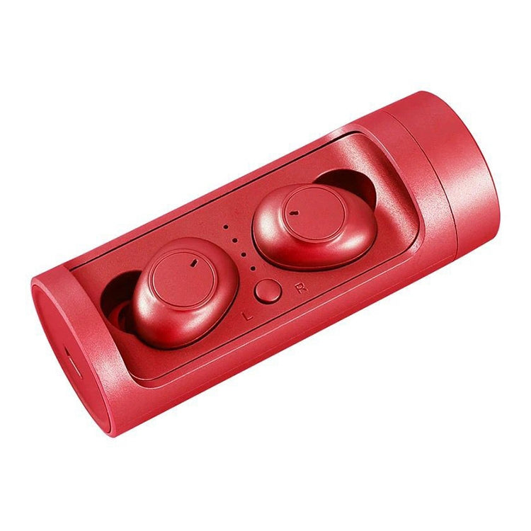 DT-15 Wireless Two Ear Bluetooth Headset Supports Touch & Smart Magnetic Charging & Power On Automatic Pairing