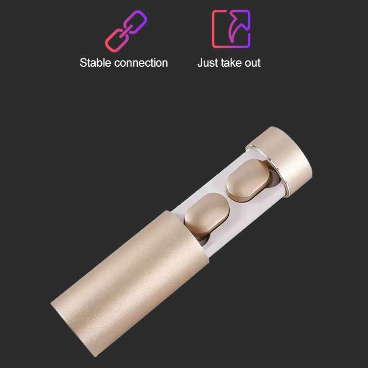 DT-16 Wireless Two Ear Bluetooth Headset Supports Touch & Smart Magnetic Charging & Power On Automatic Pairing