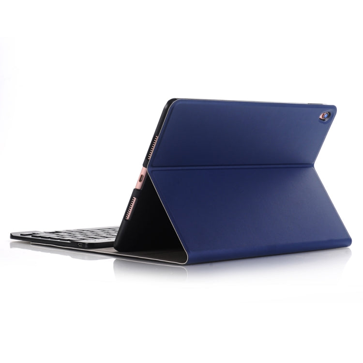 A09 Bluetooth 3.0 Ultra-thin ABS Detachable Bluetooth Keyboard Leather Tablet Case for iPad Air / Pro 10.5 inch (2019), with Holder