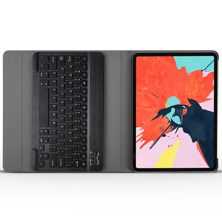 A11 Bluetooth 3.0 Ultra-thin ABS Detachable Bluetooth Keyboard Leather Tablet Case for iPad Air 4 / Air 5 / Pro 11 inch 2022 / 2021 / 2020 / 2018, with Holder