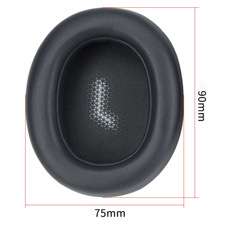 For JBL Everest Elite 750NC Headphones  Imitation Leather + Foam Soft Earphone Protective Cover Earmuffs,One Pair, For Everest Elite 750NC Blue, For Everest Elite 750NC Bronze