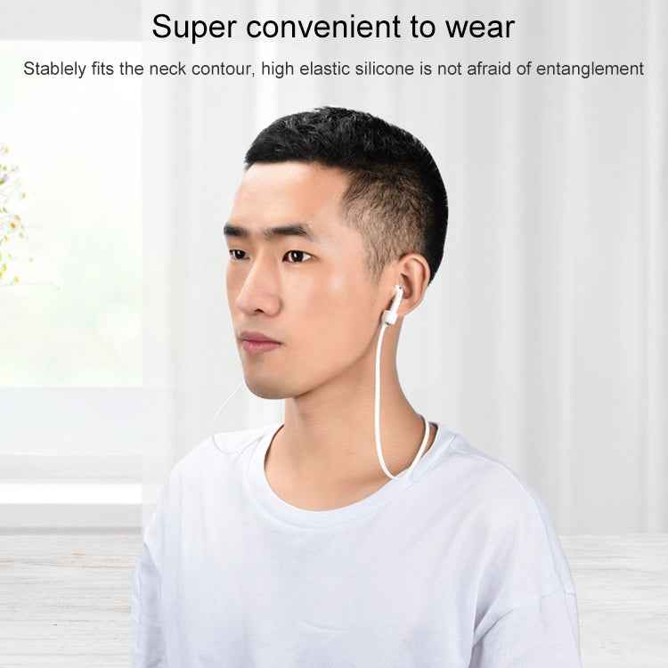 Wireless Bluetooth Headset Anti-lost Rope Magnetic Silicone Lanyard for Apple AirPods 1 / 2