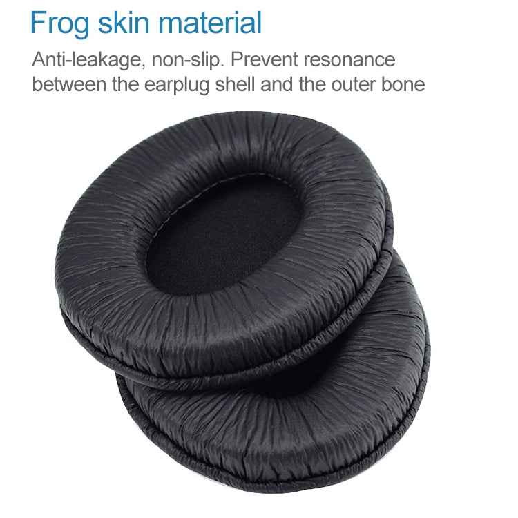 2 PCS For Sennheiser HD202 / HD212 / HD437 / HD447 / HD457 / HD497 Headphone Cushion Sponge Cover Earmuffs Replacement Earpads