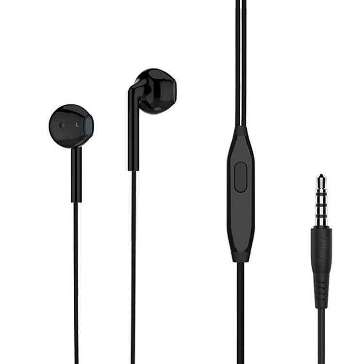 Langsdom MJ31 1.2m Wired Half  In-Ear 3.5mm Interface Stereo Earphones with Mic