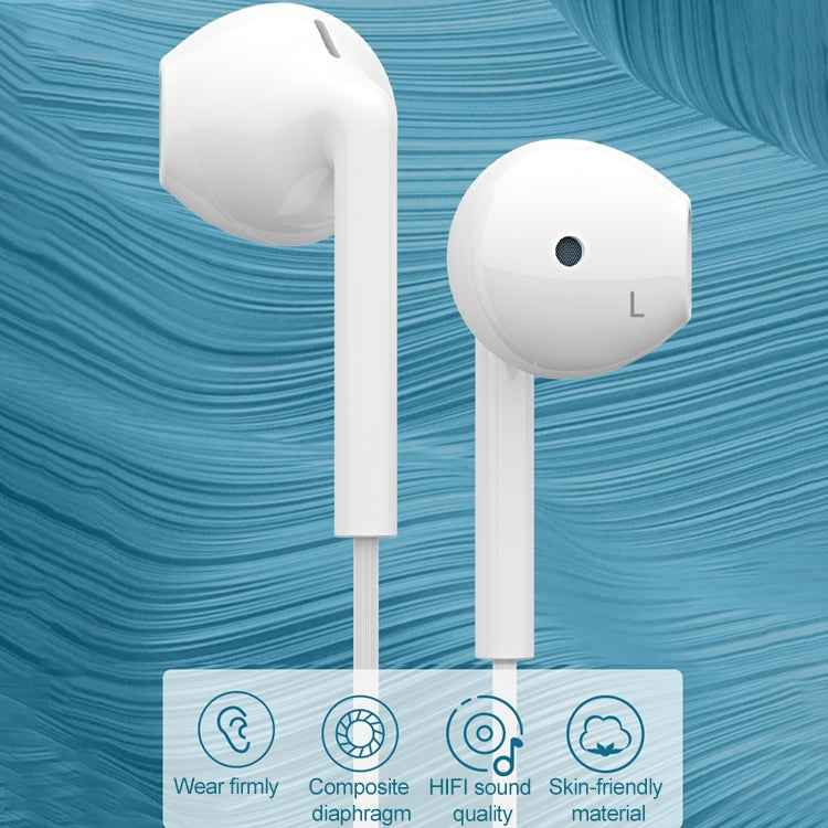 Langsdom MJ31 1.2m Wired Half  In-Ear 3.5mm Interface Stereo Earphones with Mic