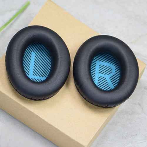 1 Pair Soft Earmuff Headphone Jacket with LR Cotton for BOSE QC2 / QC15 / AE2 / QC25 / QC35
