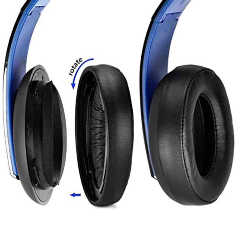 2pcs Soft Earmuff Headphone Jacket for Sony PS4 Gold Wireless Stereo Headset