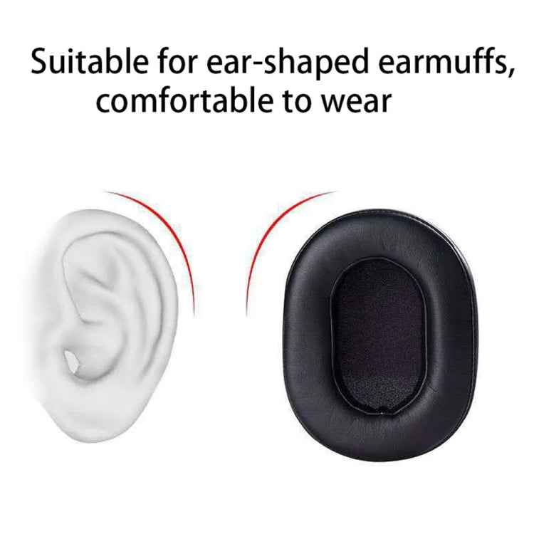 1 Pair Soft Sponge Earmuff Headphone Jacket for Audio-technica ATH-MSR7 / M50X / M20 / M40 / M40X