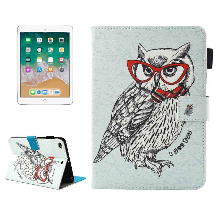 For iPad 9.7 (2018) & iPad 9.7 (2017) & Air 2 / Air Horizontal Flip Leather Case with Holder & Wallet & Card Slots & Sleep / Wake-up Function & Pen Slot
