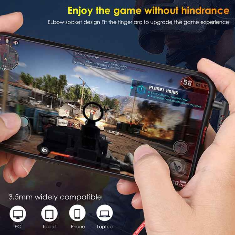 G21 1.2m Wired In Ear 3.5mm Interface Stereo Wire-Controlled HIFI Earphones Video Game Mobile Game Headset With Mic