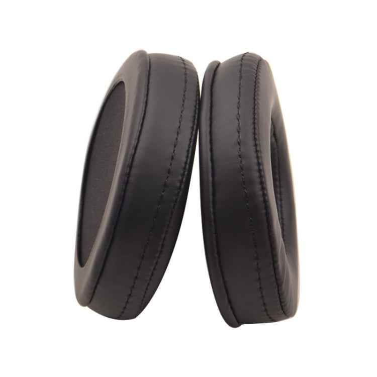 2 PCS For Skullcandy / HESH 2.0 HESH Thickened Earphone Cushion Cover Earmuffs Replacement Earpads with White Thread Sewing(Black)