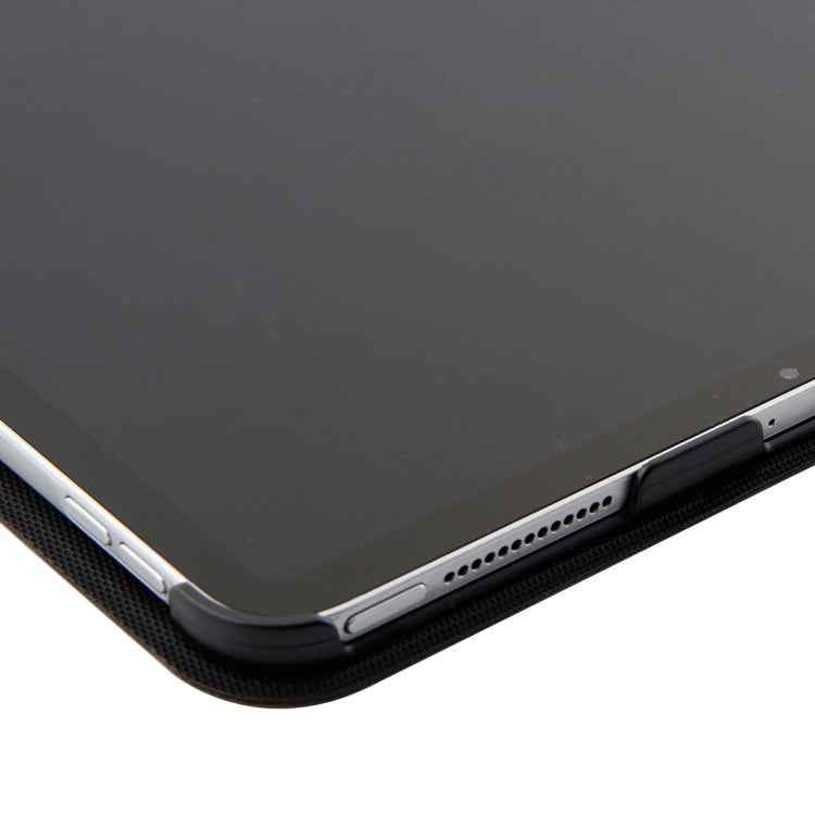 1130B Detachable Bluetooth 3.0 ABS Brushed Texture Keyboard + Lambskin Texture Leather Tablet Case for iPad Pro 11 inch (2018), with Three-gear Adjustment / Magnetic / Sleep Function