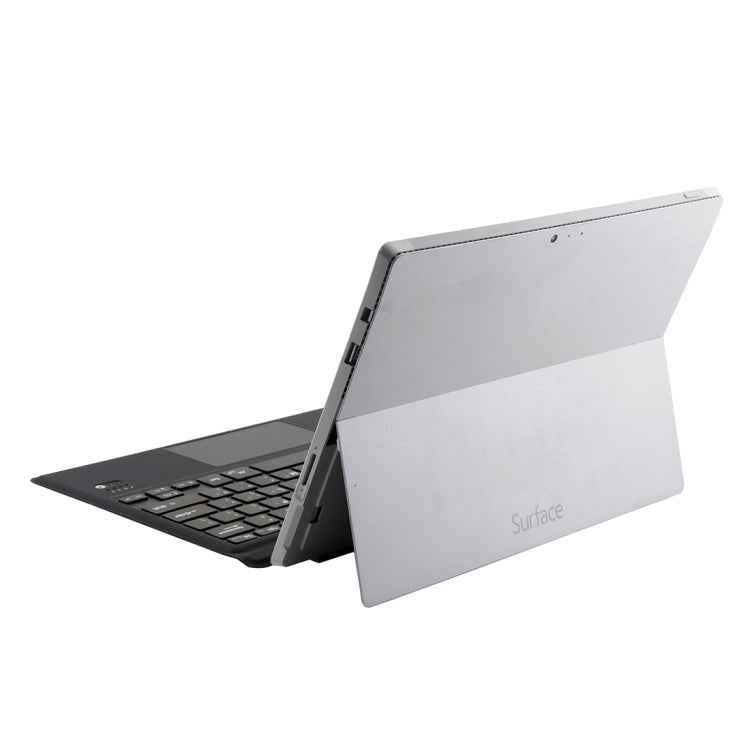 1089A Magnetic Charging Bluetooth V3.0 Keyboard + Microfiber Leather Tablet Case for Microsoft Surface Pro 3 / 4 / 5 / 6(Black)