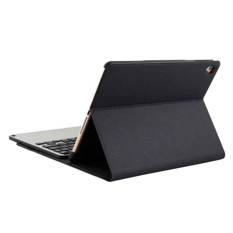 3018 Detachable Bluetooth 3.0 Aluminum Alloy Keyboard + Imitation Cloth Texture Leather Tablet Case for iPad Air / Air 2 / iPad Pro 9.7 inch, with Sleep / Water Repellent Function