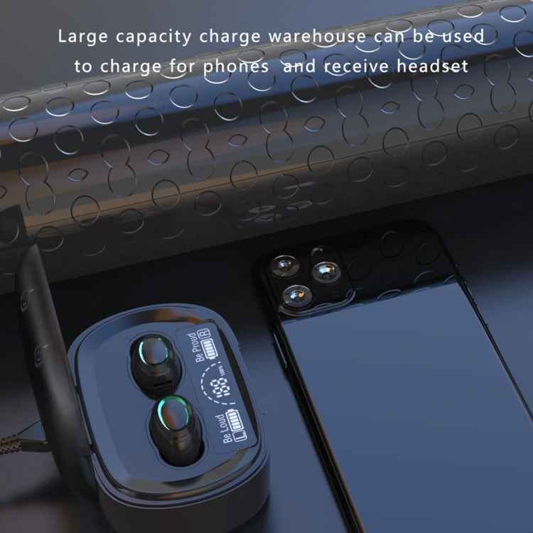 MD06 Mini In-ear TWS Wireless Touch Digital Display Bluetooth Earphone