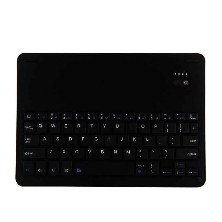 FT-1038E Detachable Bluetooth 3.0 Aluminum Alloy Keyboard + Lambskin Texture Leather Tablet Case for iPad Air / Air 2 / iPad Pro 9.7 inch, with Pen Slot / Water Repellent / Three-gear Angle Adjustment / Magnetic / Sleep Function