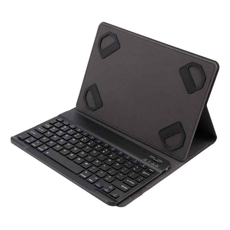 TY-1031 Universal Bluetooth 3.0 ABS Brushed Texture Keyboard + Leather Tablet Case for iOS, Windows, Android Tablet PC Between 9-10.5 inch