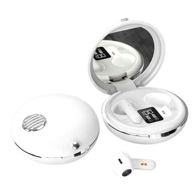 HXSJ Air-S28 TWS Bluetooth 5.3 True Wireless HiFi Stereo Make-up Mirror Earphones with Charging Case