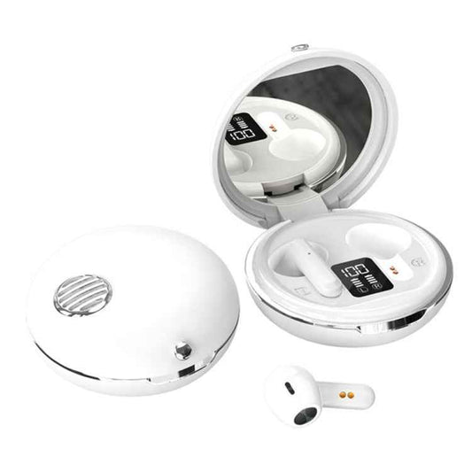 HXSJ Air-S28 TWS Bluetooth 5.3 True Wireless HiFi Stereo Make-up Mirror Earphones with Charging Case