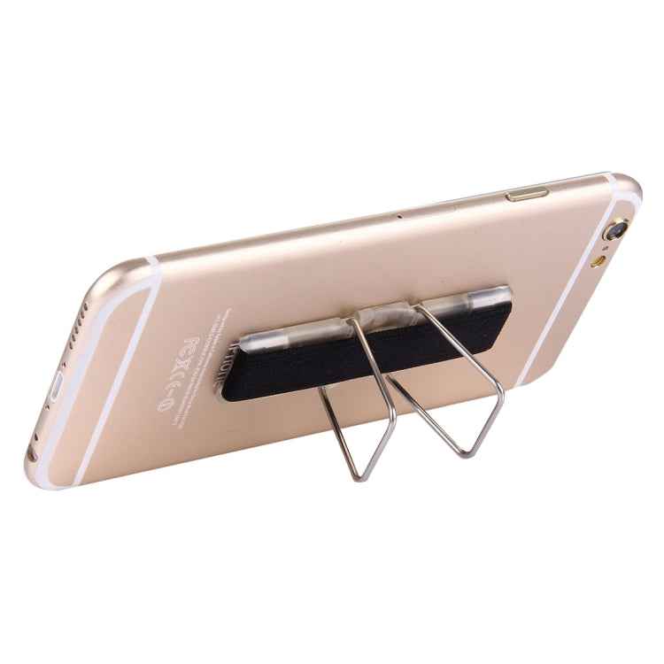 2 in 1 Adjustable Universal Mini Adhesive Holder Stand + Slim Finger Grip, Size: 7.3 x 2.2 x 0.3 cm