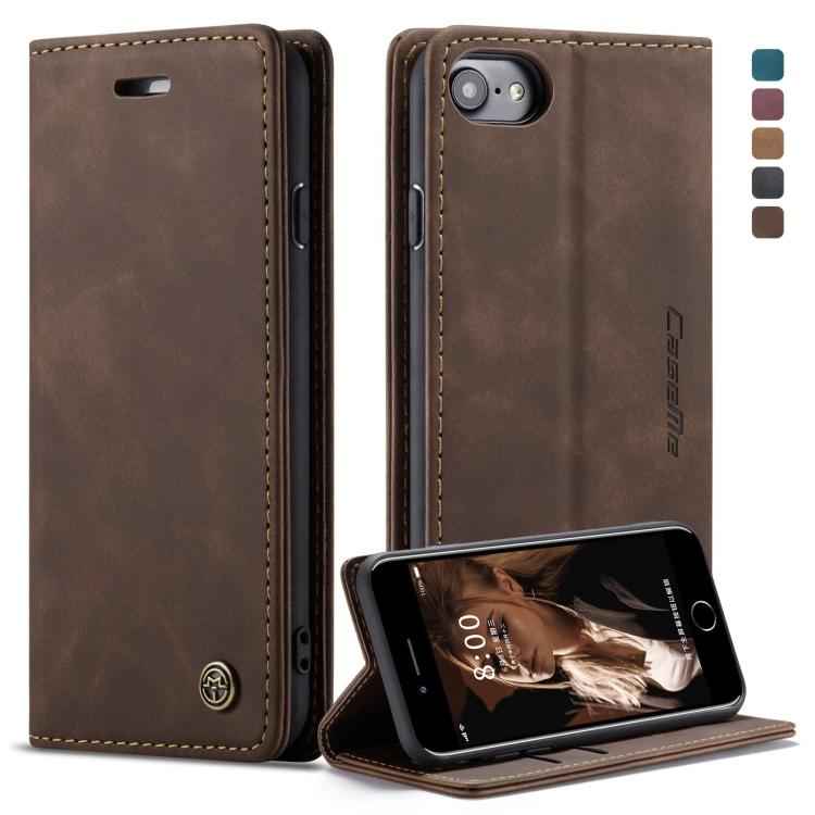 CaseMe-013 Multifunctional Retro Frosted Horizontal Flip Leather Case for iPhone 6 / 6s, with Card Slot & Holder & Wallet