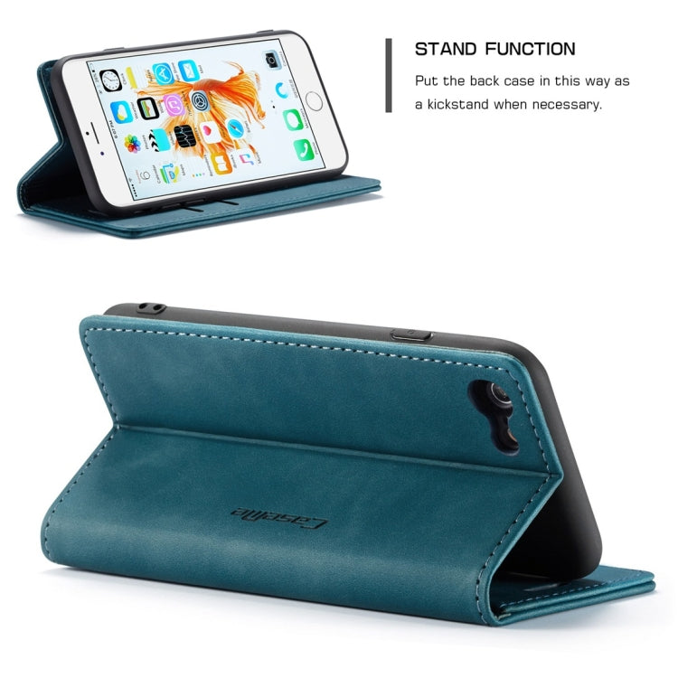 CaseMe-013 Multifunctional Retro Frosted Horizontal Flip Leather Case for iPhone 6 / 6s, with Card Slot & Holder & Wallet, For iPhone 6 / 6s