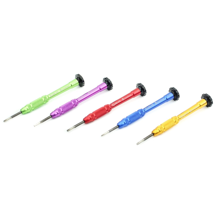 JIAFA JF-609-0.8 Pentalobe 0.8 Screwdriver for iPhone Charging Port Screws, 0.8 Pentalobe (Green), 0.8 Pentalobe Red, 0.8 Pentalobe (Blue), 0.8 Pentalobe Magenta, 0.8 Pentalobe