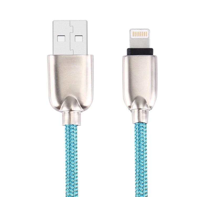 1m Woven 108 Copper Cores 8 Pin to USB Data Sync Charging Cable for iPhone, iPad