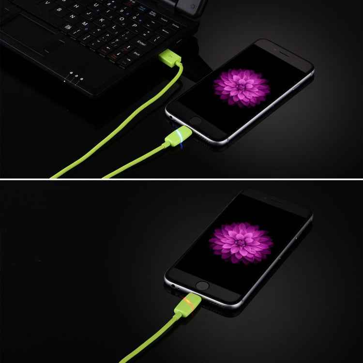 1m Circular Bobbin Gift Box Style 8 Pin to USB Data Sync Cable with Indicator for iPhone, iPad