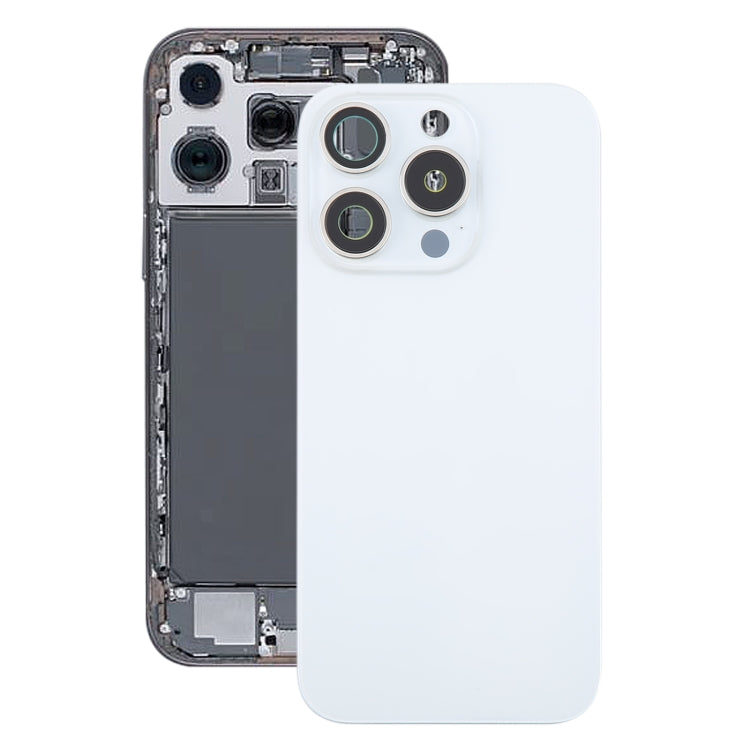 For iPhone 16 Pro Max Original Glass Battery Back Cover with Camera Lens Cover + MagSafe Magnet, For iPhone 16 Pro Max(with MagSafe)