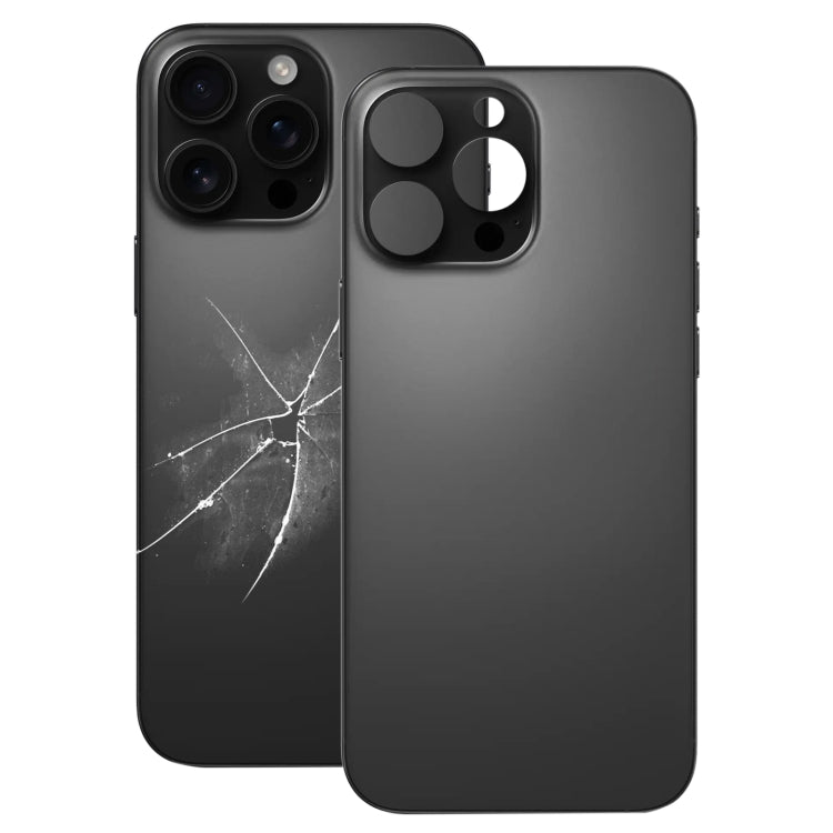 For iPhone 16 Pro Easy Replacement Big Camera Hole Glass Back Battery Cover, For iPhone 16 Pro(Not Disassemble)