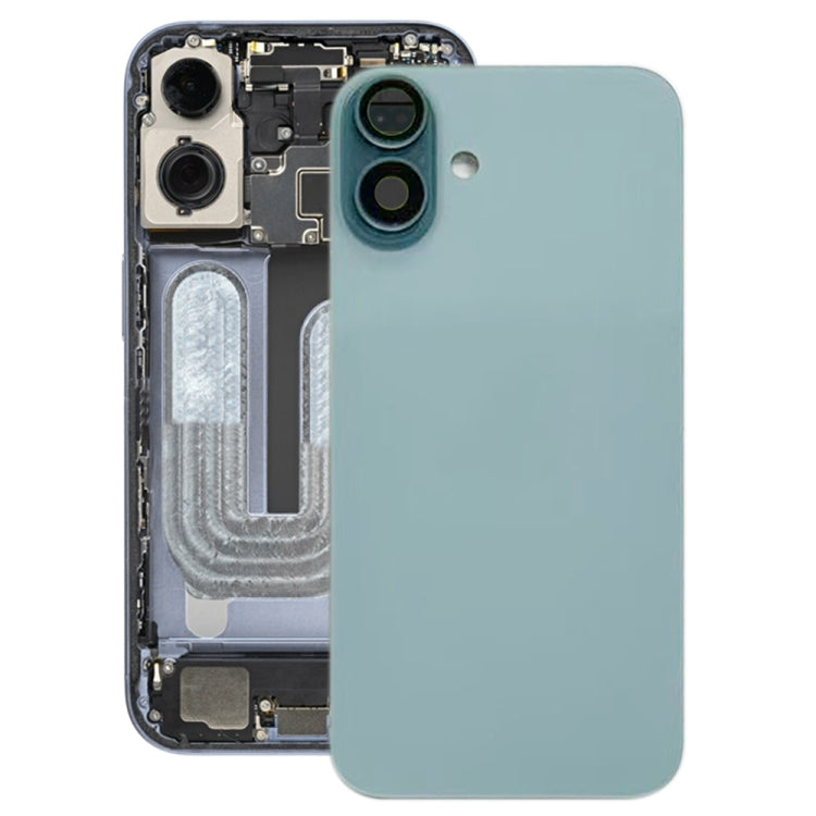 For iPhone 16 Plus Battery Back Cover with Camera Lens Cover, For iPhone 16 Plus