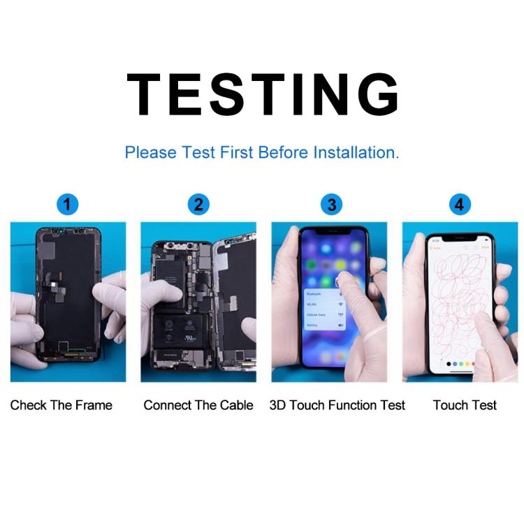 For iPhone 16 Plus HD+ incell Screen with Digitizer Full Assembly