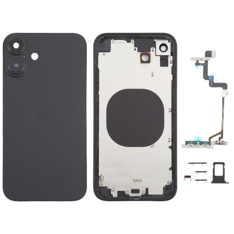 Back Cover with Appearance Imitation of iP16 for iPhone XR, Black, Pink, Green, Blue, White