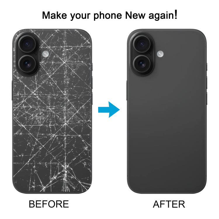 Back Cover with Appearance Imitation of iP16 for iPhone XR, Black, Pink, Green, Blue, White