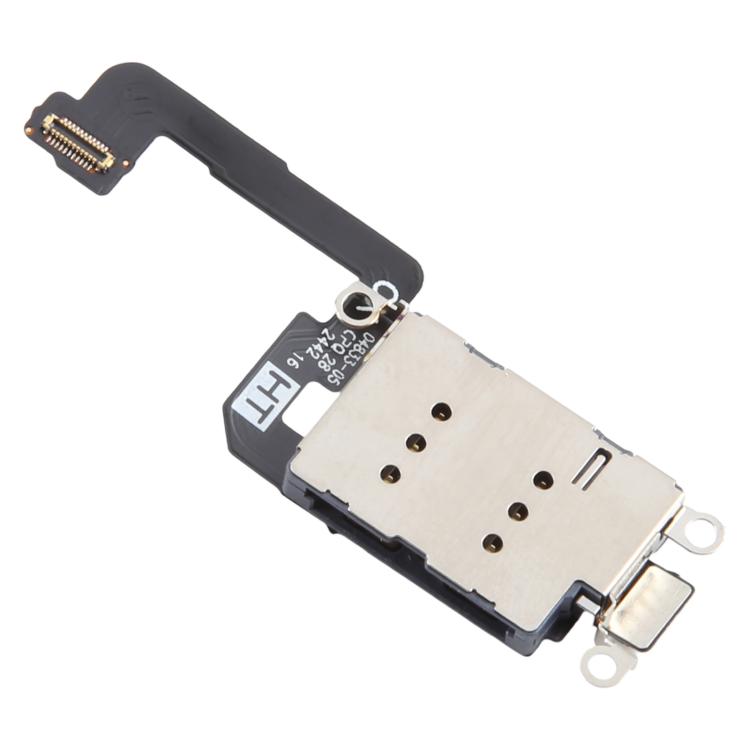 For iPhone 16 Dual SIM Card Holder Socket with Flex Cable, For iPhone 16 (Dual Card)