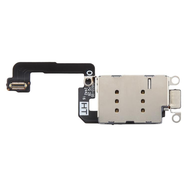 For iPhone 16 Plus Dual SIM Card Holder Socket with Flex Cable, For iPhone 16 Plus(Dual Card)
