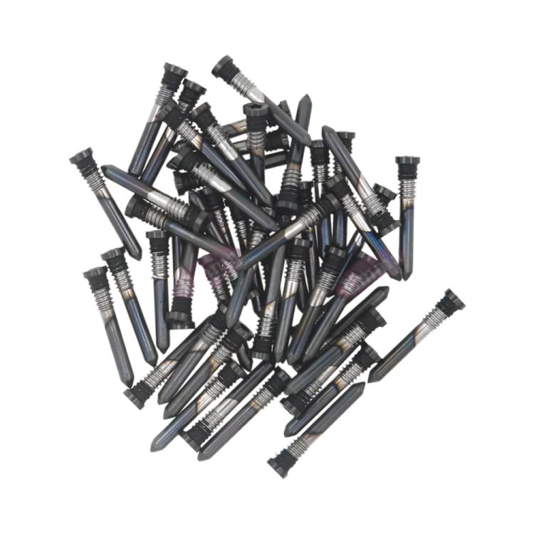 For iPhone 15 Pro / 15 Pro Max 100pcs Charging Port Screws, For iPhone 16 Pro / 16 Pro Max