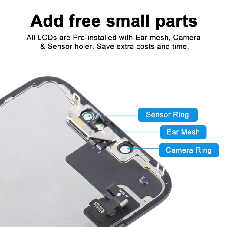For iPhone 16e Original LCD Screen With Digitizer Full Assembly