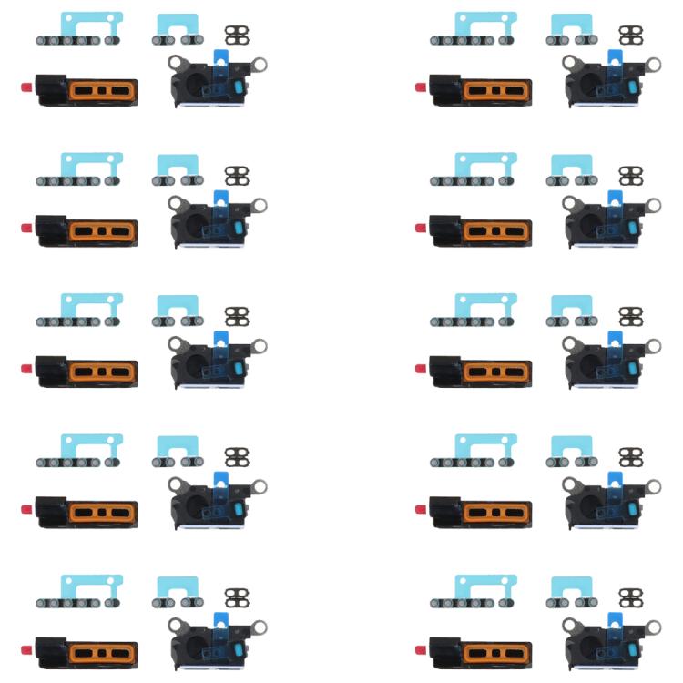 For iPhone 16 Pro Max 6 in 1 Speaker Dustproof Mesh Set, For iPhone 16 Pro Max