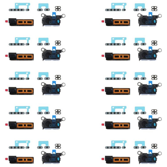 For iPhone 16 Pro Max 6 in 1 Speaker Dustproof Mesh Set, For iPhone 16 Pro Max