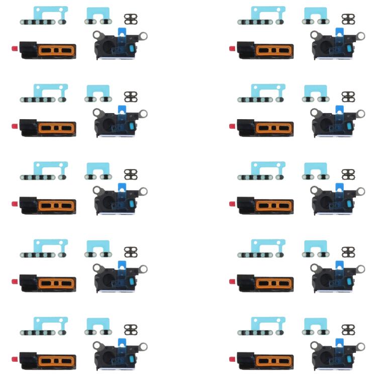 For iPhone 16 Pro Max 6 in 1 Speaker Dustproof Mesh Set, For iPhone 16 Pro Max