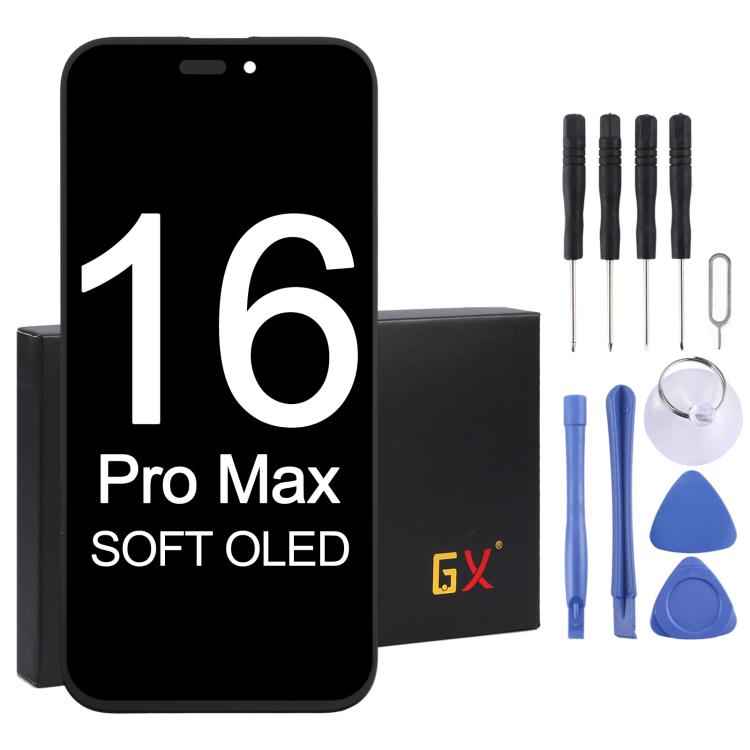 GX Soft OLED Screen For iPhone 16 Pro Max, For iPhone 16 Pro Max(GX Soft LCD)