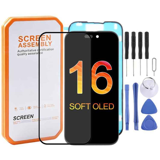 HXL Soft OLED Screen For iPhone 16