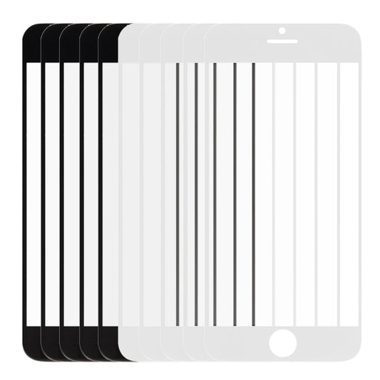 5 PCS Black + 5 PCS White for iPhone 6 Plus Front Screen Outer Glass Lens, For iPhone 6 Plus (10PCS)