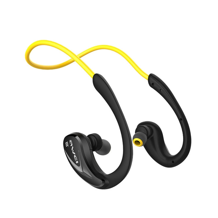 AWEI A880BL Wireless Sport Bluetooth Stereo Earphone with Mic, Support Handfree Call & NFC Function for iPhone, Samsung, HTC, Sony and other Smartphones
