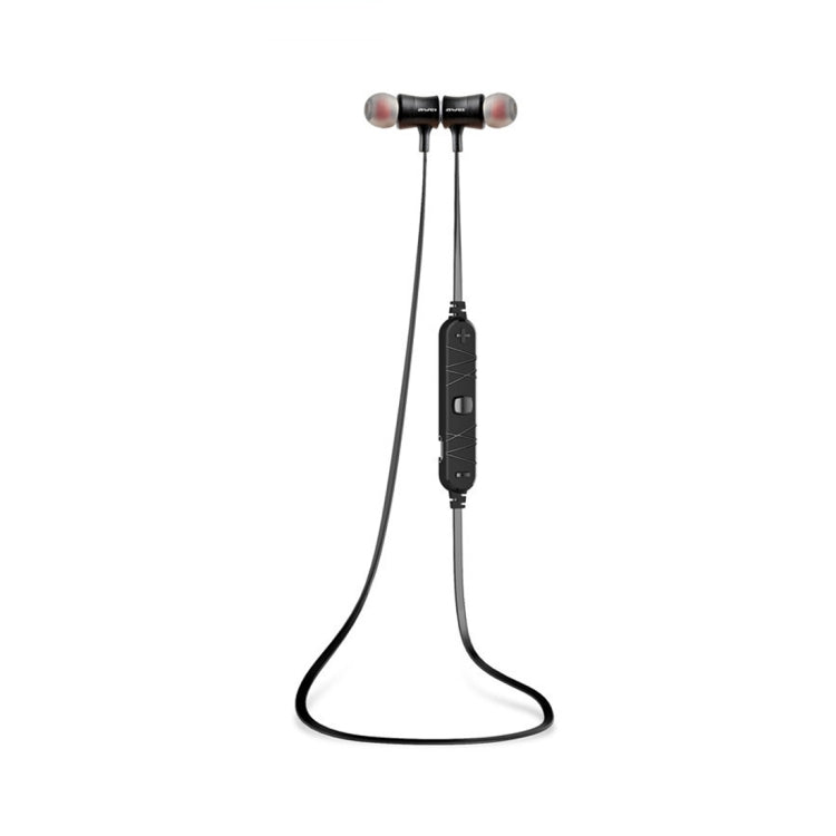 AWEI A921BL Wireless Sport Magnetic Bluetooth Earphone with Wire Control + Mic