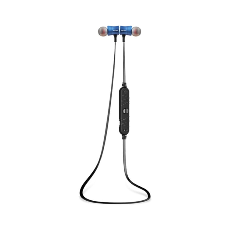 AWEI A921BL Wireless Sport Magnetic Bluetooth Earphone with Wire Control + Mic